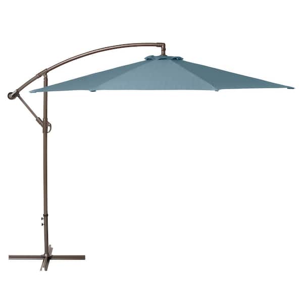Classic Accessories Duck Covers 10 ft. Cantilever Patio Umbrella in Blue Shadow