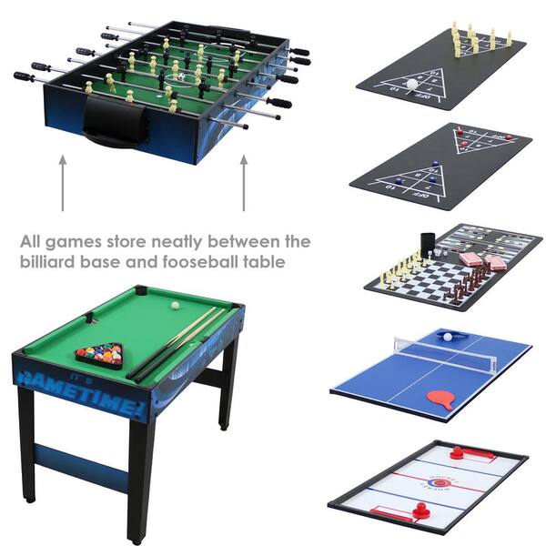 Sunnydaze Decor 10-in-1 Multi-Game Table DQ-S033 - The Home Depot