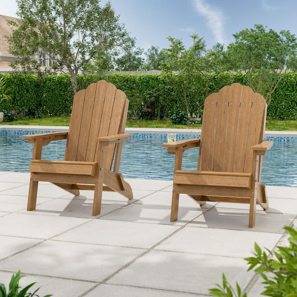 Friars Club Deck ダークブルー＆オレンジ　レアデック SANLUCE Navy Blue Plastic Foldable Adirondack Chair Lawn Patio