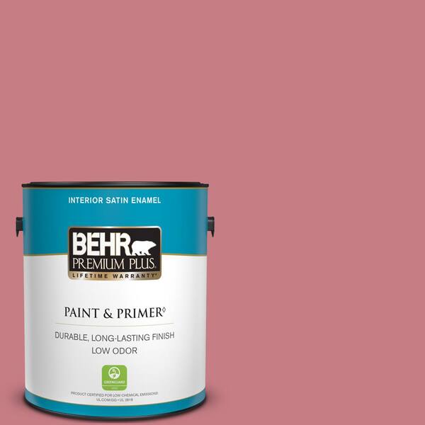 BEHR PREMIUM PLUS 1 gal. #M150-5 Enamored Satin Enamel Low Odor Interior Paint & Primer