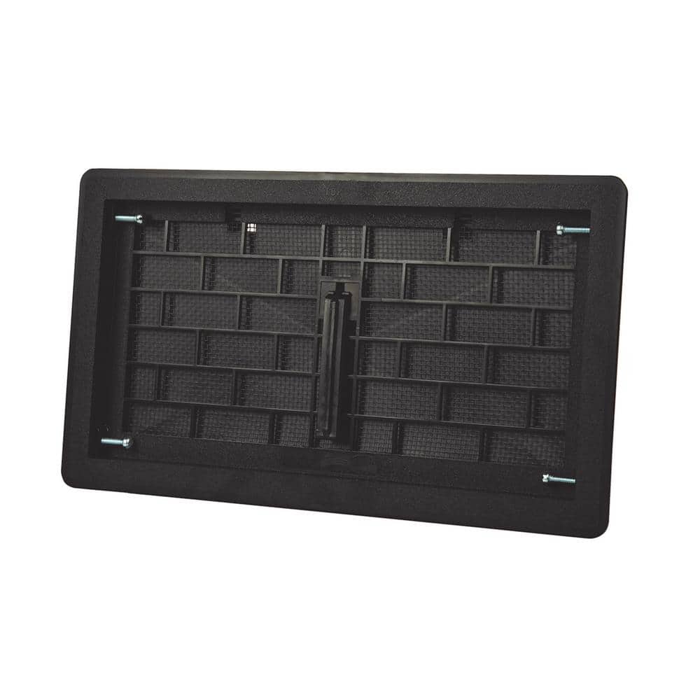 16 in. x 8 in. Black ABS Resin Replacement Manual Foundation Vent price history on PriceWatchPro