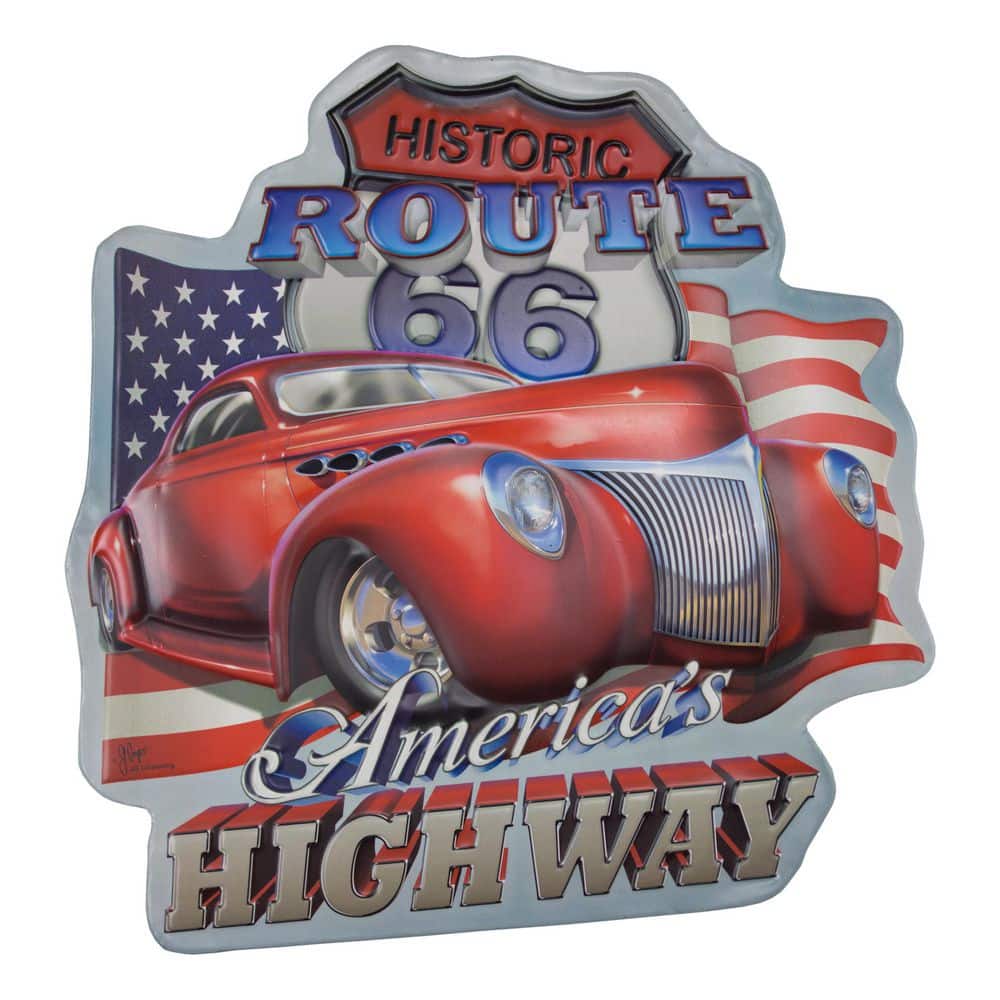 American Art Decor Embossed Metal Wall Art Sign for Bar, Man Cave ...