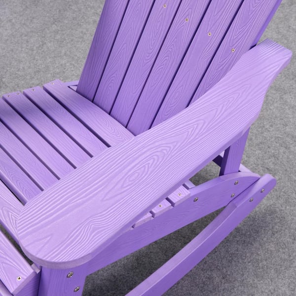 purple plastic outdoor chairs