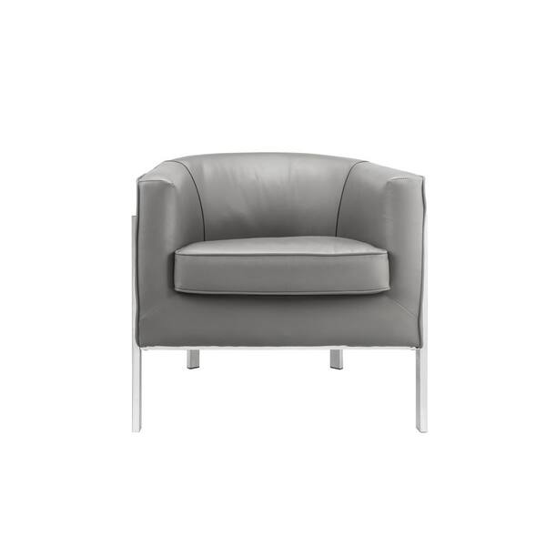 accent chair with silver legs