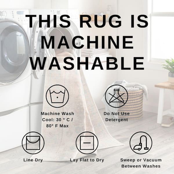 can you put an area rug in the washing machine