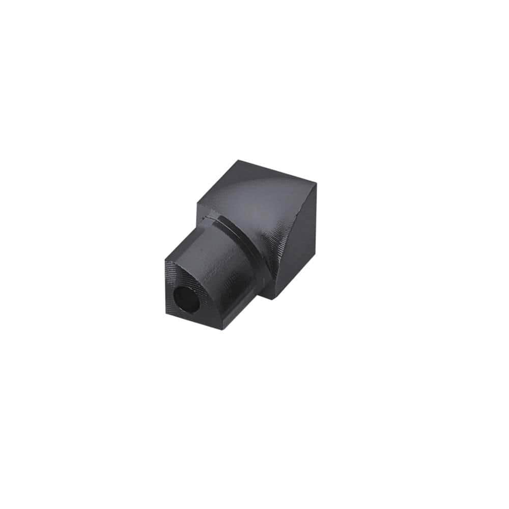 DURONDELL 0 in. D x  0.39 in. W x 0 in. L Round Edge Int Crnr Aluminum Anodized Matte Black Molding and Transition Trim price history on PriceWatchPro
