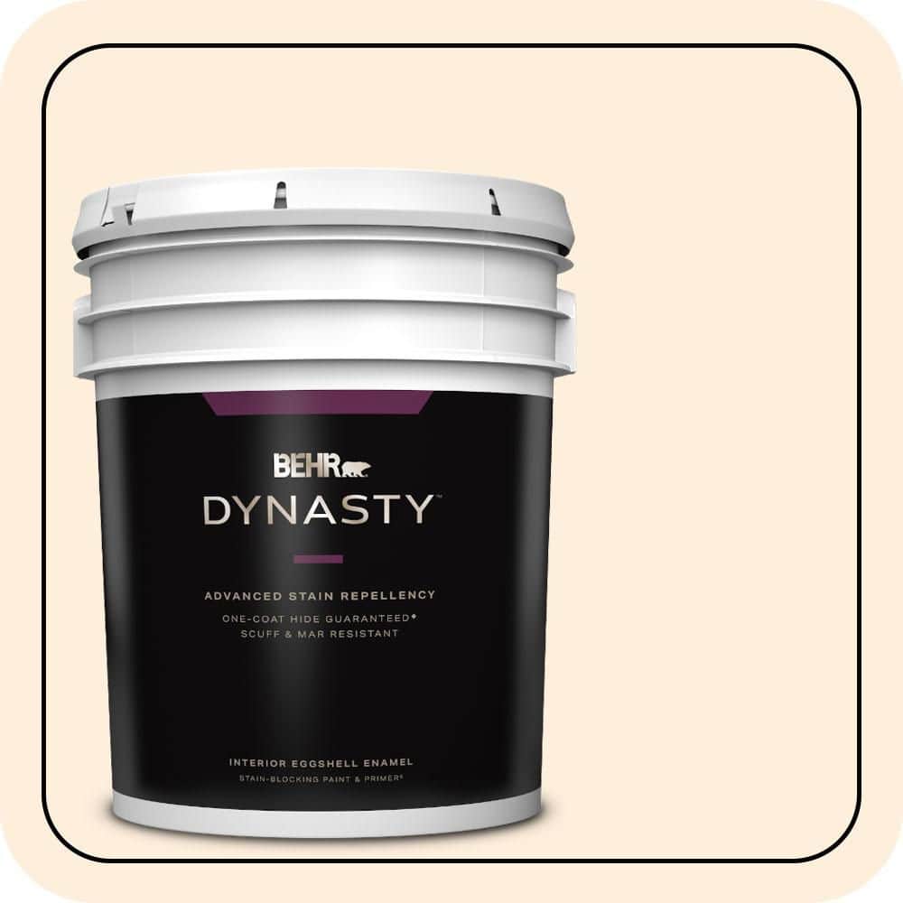 5 gal. #PWN-23 Silk Gown Eggshell Enamel Interior Stain-Blocking Paint & Primer price history on PriceWatchPro