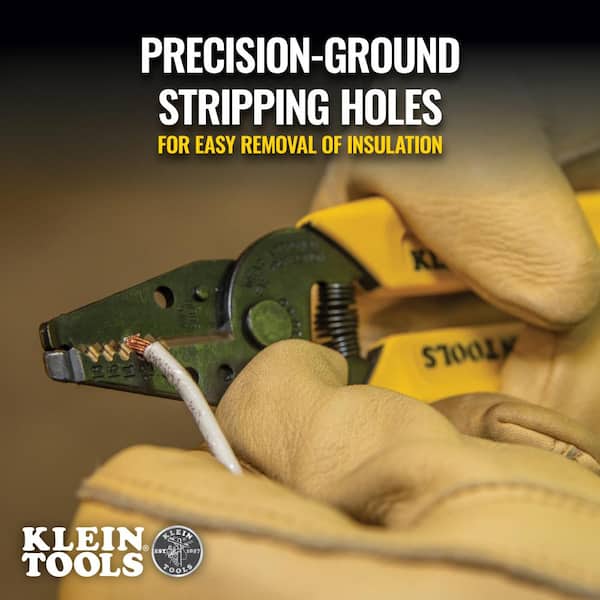 Klein Tools - Electrical Wire Stripper / Cutter (10-18 AWG Solid)