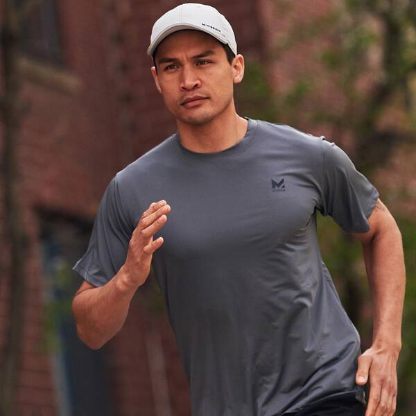 Mission Unisex Short Sleeve Performance Shirt Charcoal