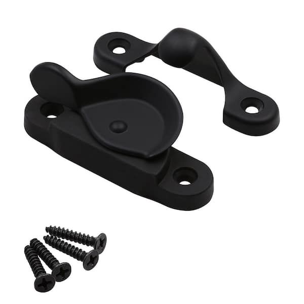 Window Sash Lock, Spring Cam Action, Matte Black (Single Pack)