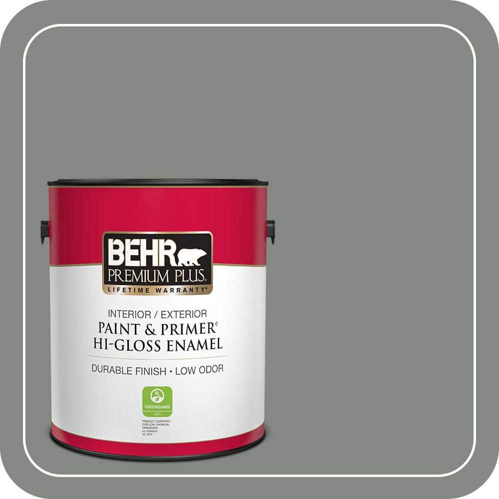 1 gal. #710F-5 Valley Hills Hi-Gloss Enamel Interior/Exterior Paint & Primer price history on PriceWatchPro