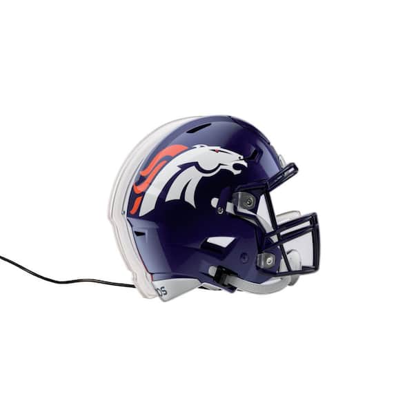 Evergreen Denver Broncos Blue NFL Football Helmet Desklite LED Decor