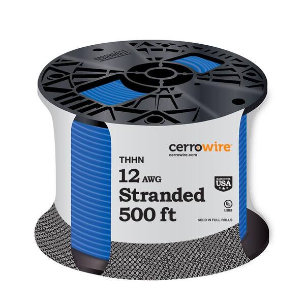 thumbnail image 2 of AWC 12 Gauge Red Primary Wire – 500 FT Spool – Pure Copper, Stranded, 600V – MTW, UL, CSA Rated – Made In USA 2 of 5