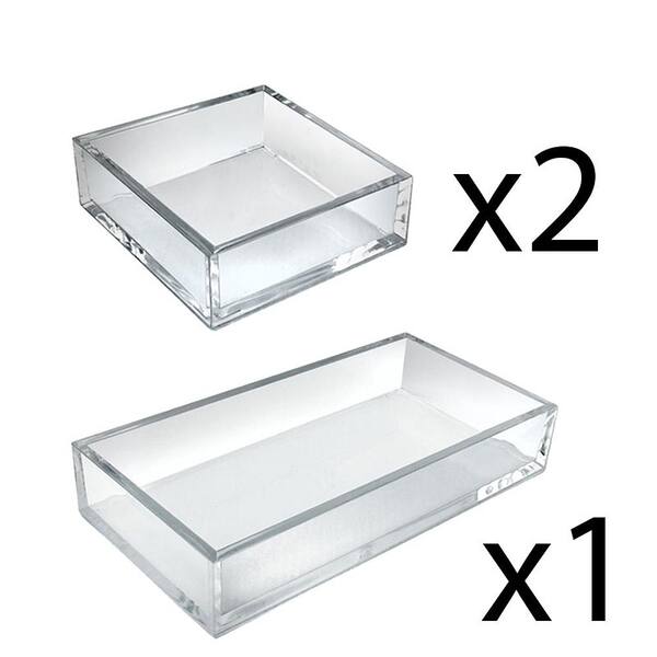 Azar 252012 Clear Acrylic Trifold Literature Brochure Holder For Counter - 2