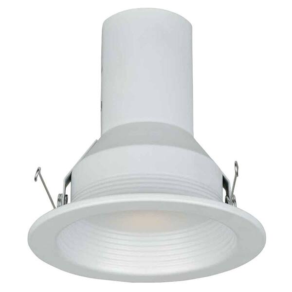 Commercial Electric 5 in. White Recessed Baffle Trim