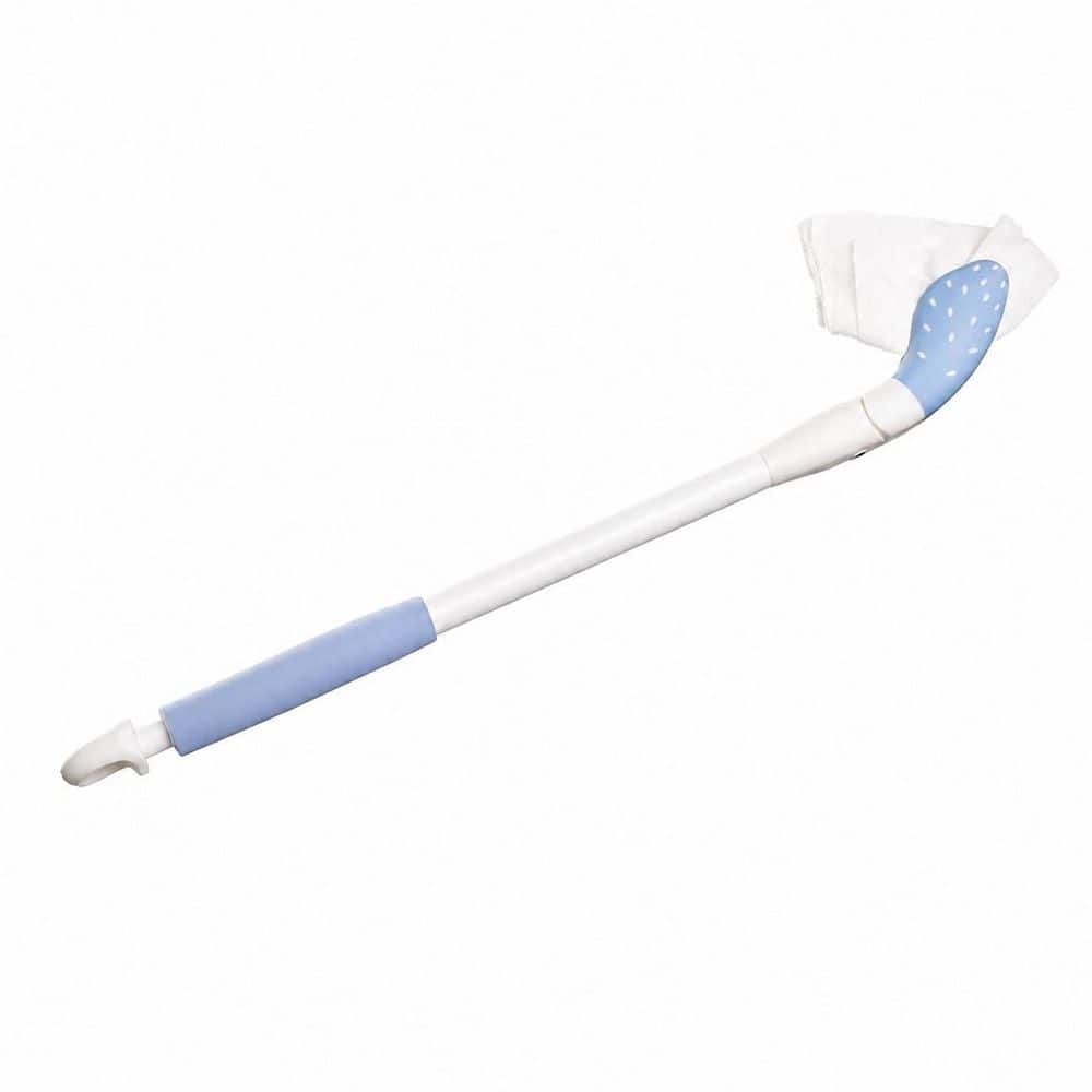 18 in. Extended Reach Toilet Wiping Aid Self Assist Tissue Holder for Seniors and Limited Mobility in White price history on PriceWatchPro