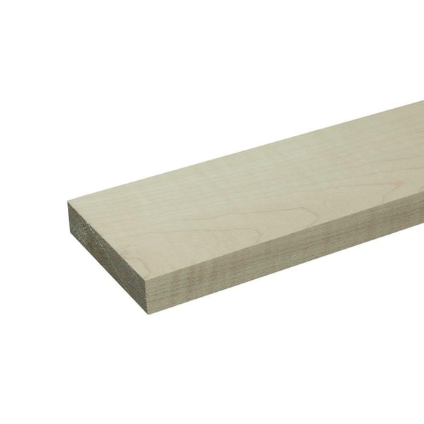 Builders Choice 1 in. x 3 in. x 8 ft. S4S Maple Board