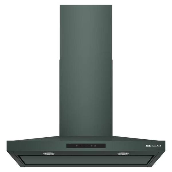 36 in. 585 CFM Convertible Wall Mount Canopy Range Hood in Juniper with Four-Speed Fan and Auto Sense Setting
