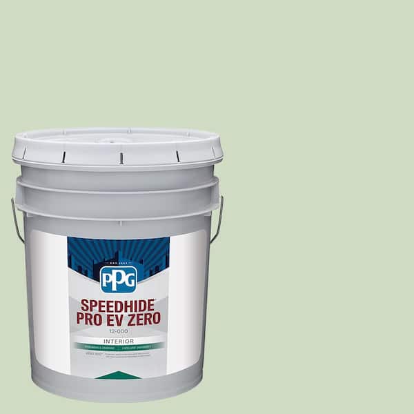SPEEDHIDE Pro EV Zero 5 gal. PPG1121-3 Pale Moss Green Semi-Gloss Interior Paint