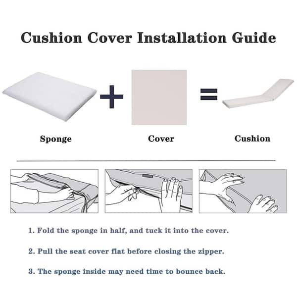 22.05 x 31.5 Replacement Outdoor Chaise Lounge Cushion in 22.05 x 31.5 Replacement Outdoor Chaise Lounge Cushion in