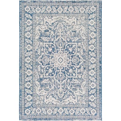 Dark Grey Artistic Weavers Oswin Outdoor Traditional Area Rug 6'4 x 9' Dark Grey Artistic Weavers Oswin Outdoor Traditional Area Rug 6'4 x 9'