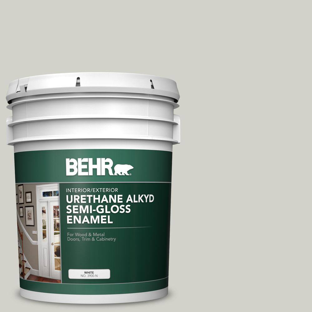 BEHR 5 gal. N3702 Eon Urethane Alkyd Satin Enamel Interior/Exterior