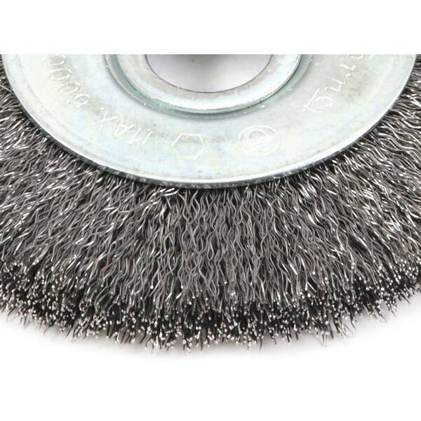 Forney 72748 Wire Wheel Brush Fine Crimped with 1//2-Inch Arbor,
