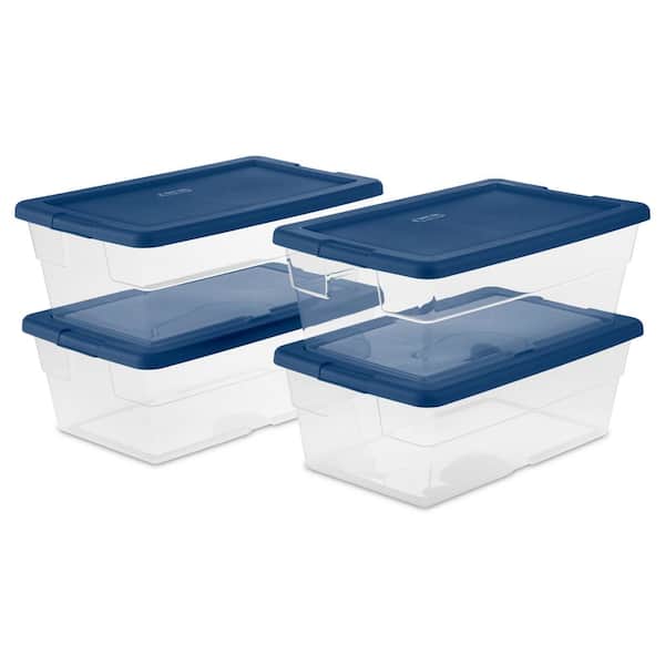 Sterilite 6-Qt. Storage Box (Set of 4)