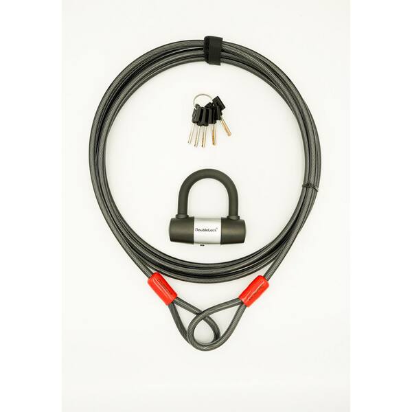 Tiger-Shark 16 ft. x 10mm (0.4in) Cable with Heavy Duty Shackle Lock Bundle