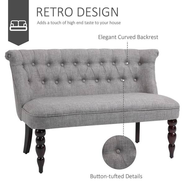 retro style 2 seater sofa