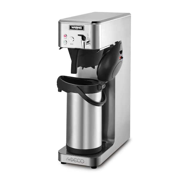 https://images.thdstatic.com/productImages/6d23345d-ee08-43ef-9e0d-0383c9321387/svn/stainless-steel-waring-commercial-drip-coffee-makers-wcm70pap-31_600.jpg