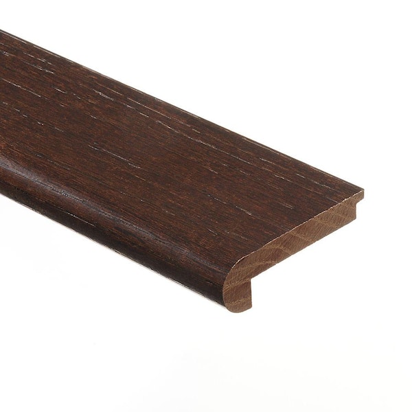 Zamma Hickory Chestnut 3/8 in. Thick x 2-3/4 in. Wide x 94 in. Length Hardwood Stair Nose Molding Flush