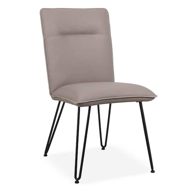 Metal Hairpin Legs Dining Chair, Hairpin Leather Dining Chairs