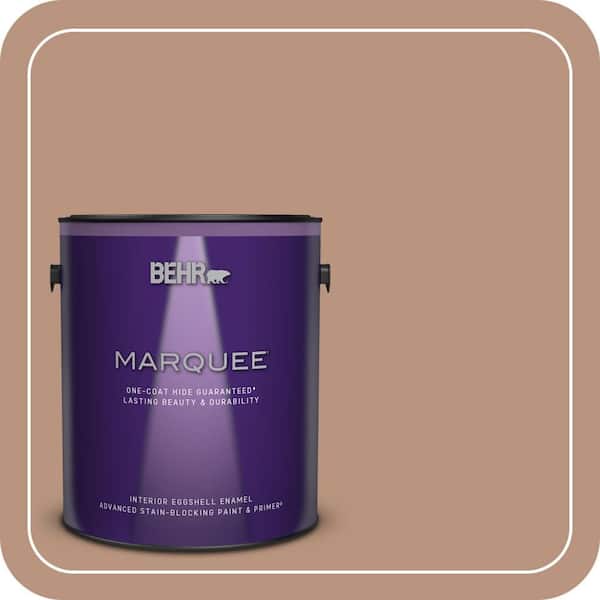 BEHR MARQUEE 1 gal. #MQ1-59 Caramel Cream One-Coat Hide Eggshell Enamel Interior Paint & Primer