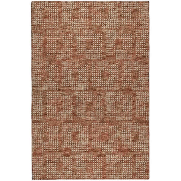 Dream Shag Premium Machine Washable Abstract ADS33 Canyon 5 ft. x 7 ft. 6 in. Area Rug