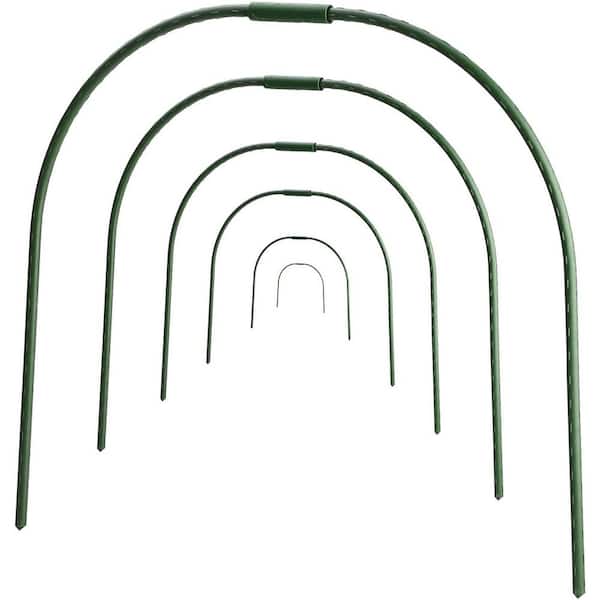 Agfabric Removable Garden Greenhouse Hoops 18.9x19.7in Rust-Free Grow Tunnel for Garden Fabric, Plant Support Garden Stakes,12pcs