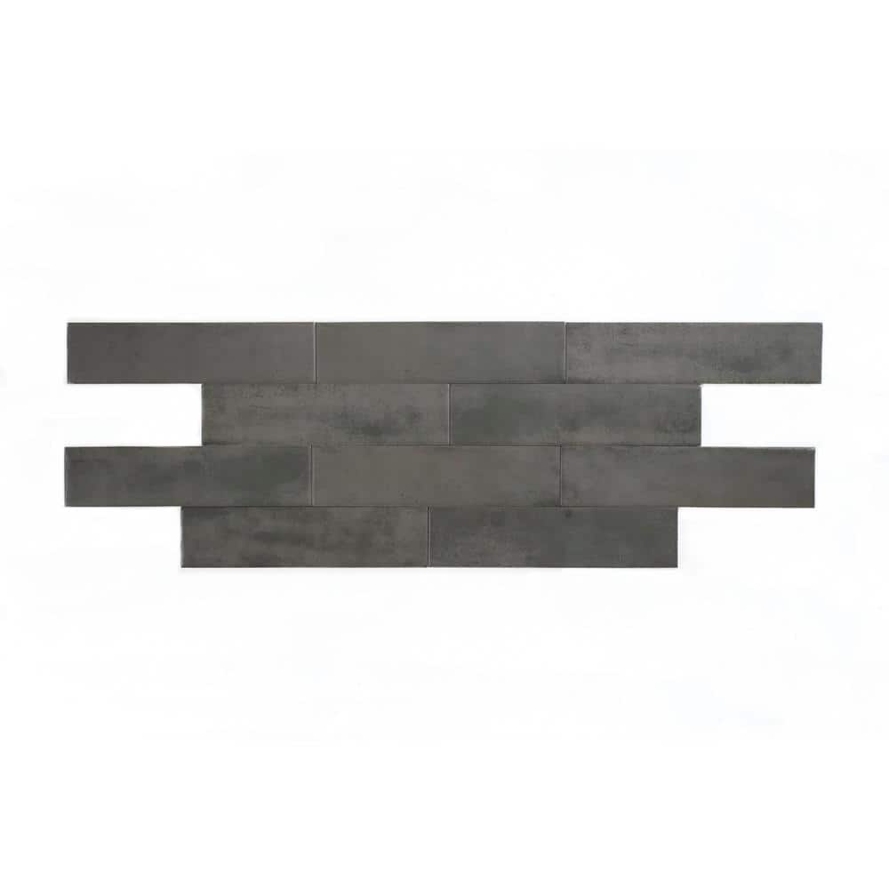 Iron Matte 3x12 Ceramic Subway Wall Tile