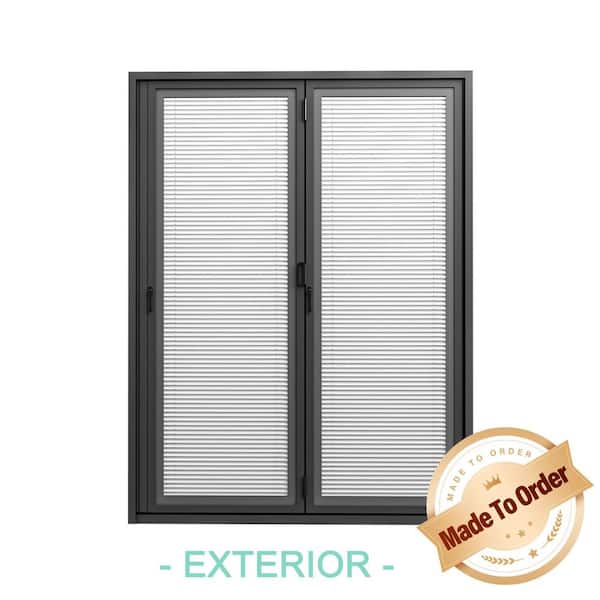 ARK DESIGN 60 in. x 80 in. Right Swing/Outswing Double Tempered