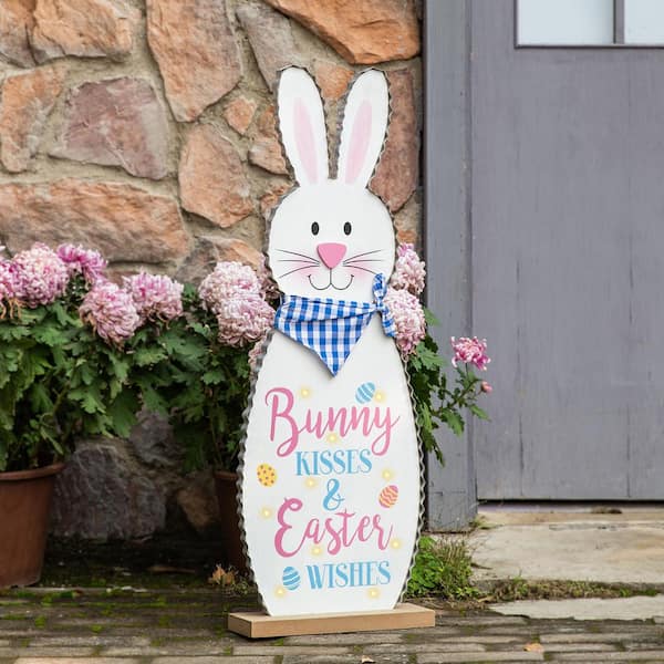 Easter Tree Ornament Decoration Hoppy Bunny Rabbit Handmade Holiday Gift