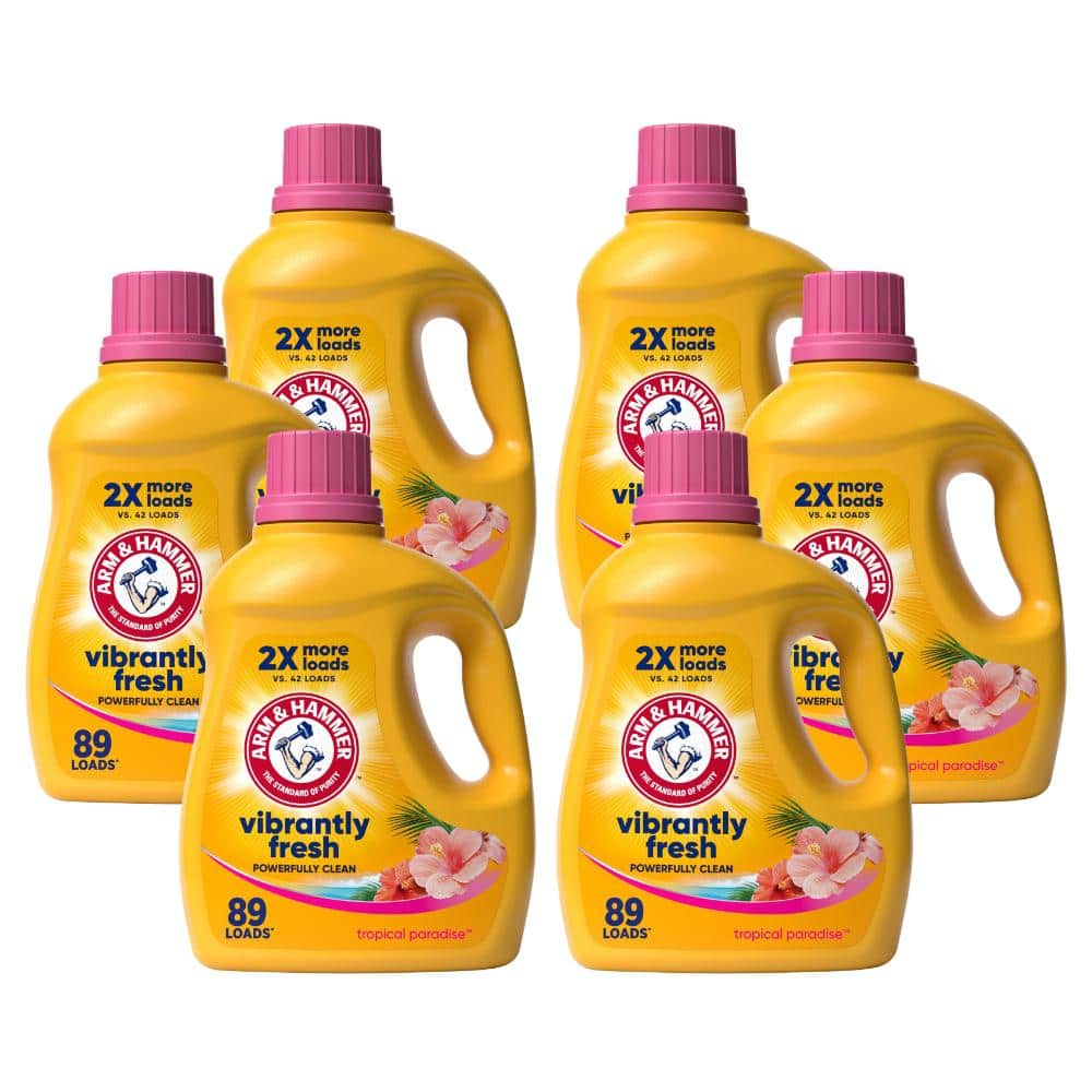 Tropical Paradise Dual HE Liquid Laundry Detergent 89-Loads,102.5 fl. fl.oz
