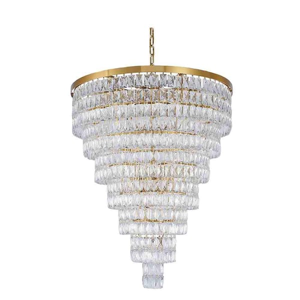 Unbranded Trinity 27-Light Gold Chandelier