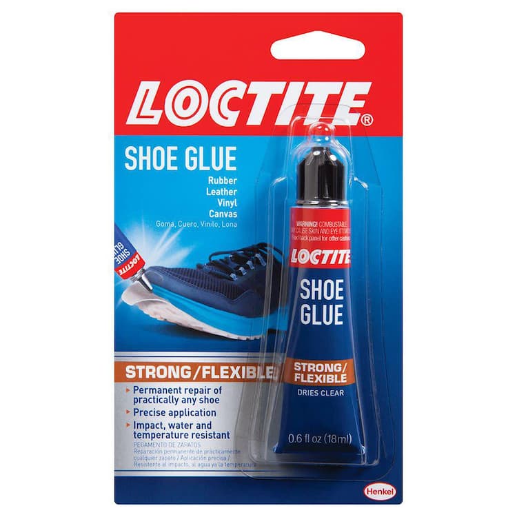 Loctite Shoe Glue 0.6 oz. Flexible Adhesive Clear Tube (each)