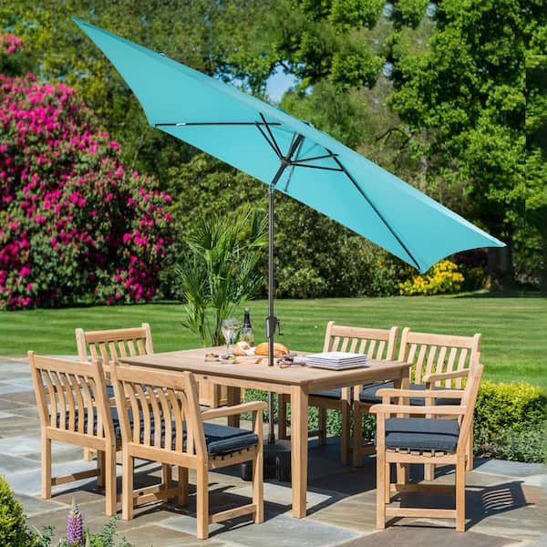 Freestyle 7.5 ft. Rectangular Patio Umbrella, Outdoor Table Market