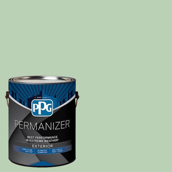 PERMANIZER 1 gal. PPG1130-4 Lime Taffy Semi-Gloss Exterior Paint