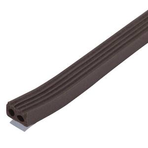 Premium 5/16 in. x 10 ft. Brown Weatherstrip Tape for Large Gaps (10-Year)