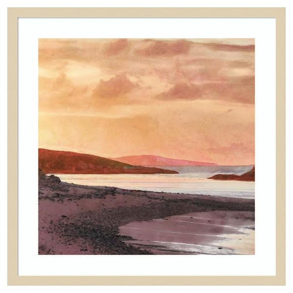 Amanti Art A New Morning II by Alonzo Saunders 25 in. W x 25 in. H. Wood Framed Wall Art Print Framed in Brown