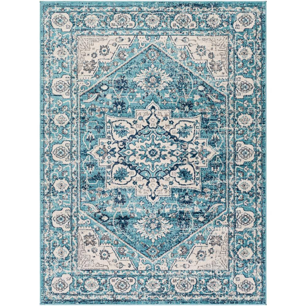 Artistic Weavers Marlene Blue 7 ft. 10 in. x 10 ft. Medallion Area Rug  S00161030268 - The Home Depot