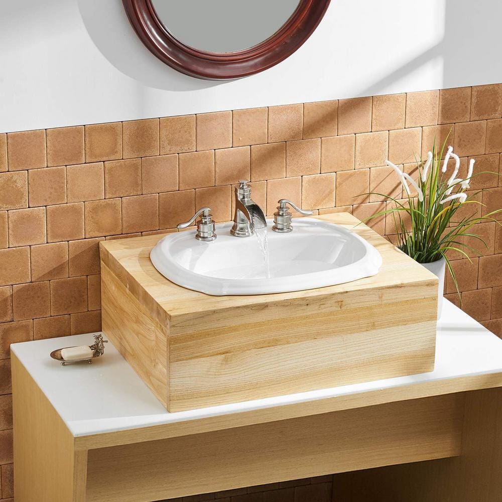Brushed Nickel 2-Handle Widespread Bathroom Faucet with Drain Assembly