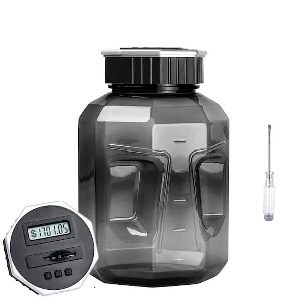 X-Large Digital Coin Counting Piggy Bank for Adults Kids 2.4L Money Jar with LCD Display Tracks Savings