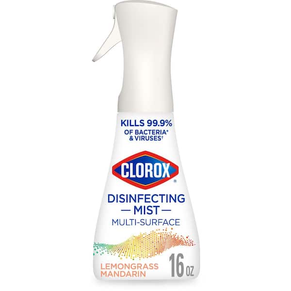 Clorox 16 oz. Lemongrass Mandarin Scent Sanitizing Multi-Surface Disinfecting Mist Spray